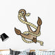 Ship Anchor with Rope Wall Decal
