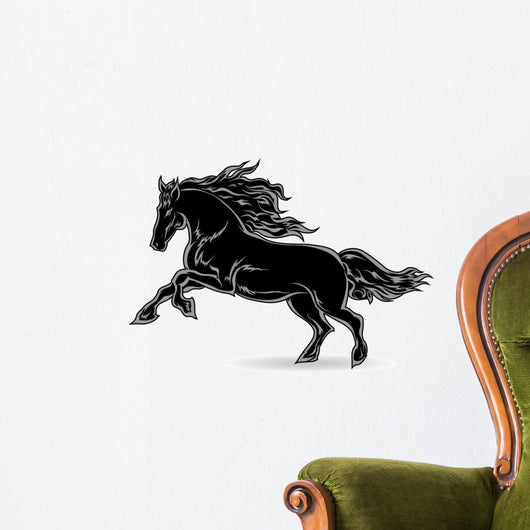 Black Horse Wall Decal