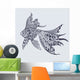 Gold Fish Wall Decal