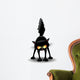 Funny Fierce Black Cat Wall Decal