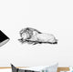 Lion Is Sleeping Rock Wall Decal