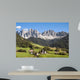 Odle Val Di Funes Wall Decal