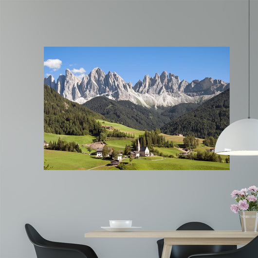 Odle Val Di Funes Wall Decal
