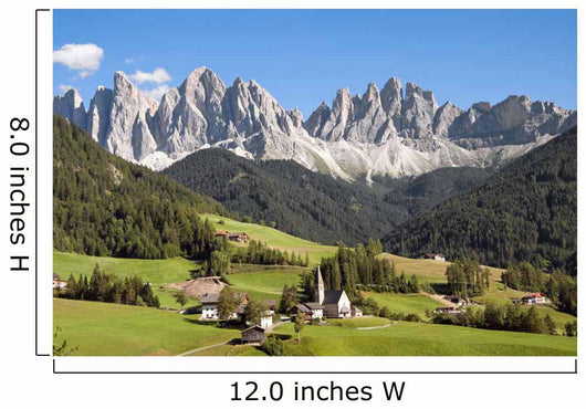 Odle Val Di Funes Wall Decal
