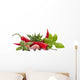 Chili Pepper and Flavoring Wall Decal