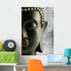 Black Grunge Buddha Wall Decal