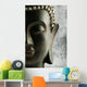 Black Grunge Buddha Wall Decal