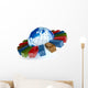 International Container Transportation Icon Wall Decal