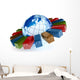 International Container Transportation Icon Wall Decal