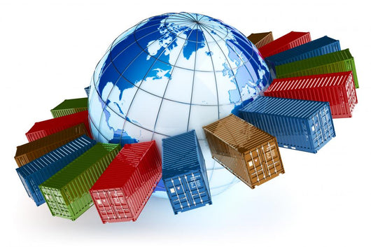 International Container Transportation Icon Wall Decal