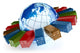International Container Transportation Icon Wall Decal