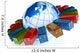 International Container Transportation Icon Wall Decal