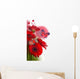 Multi-colored Gerbera Daisies and Butterfly Wall Decal