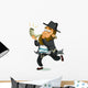 Orthodox Jewish Man Shofar Wall Decal