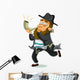 Orthodox Jewish Man Shofar Wall Decal