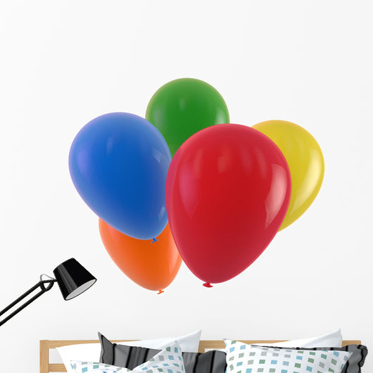 Party Balloons Wall Decal