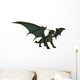 Big Green Dragon Wall Decal