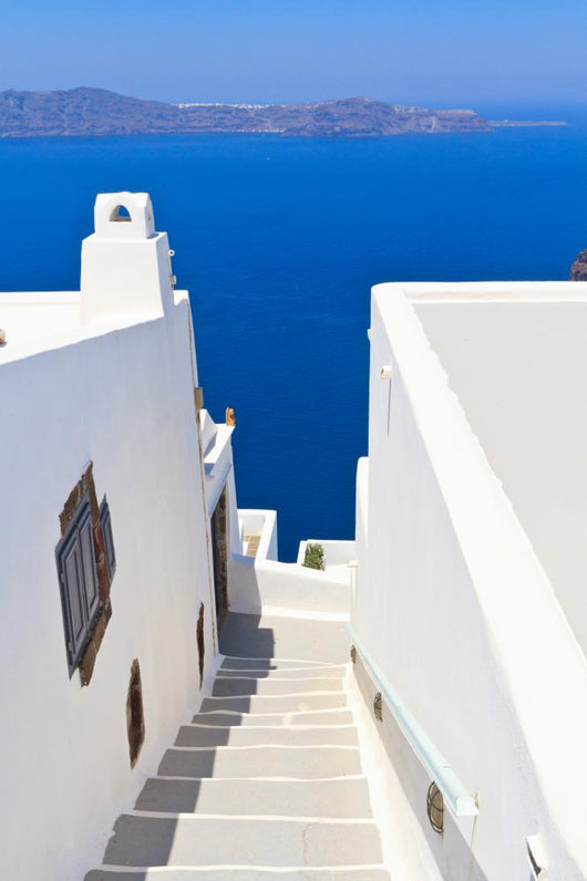 Stairs Santorini Greece Wall Decal