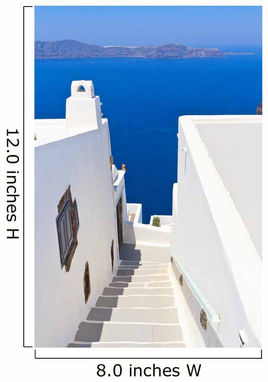 Stairs Santorini Greece Wall Decal