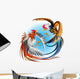 Cockfight Fighting Cocks Wall Decal