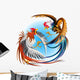 Cockfight Fighting Cocks Wall Decal
