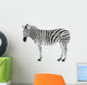 Zebra Silhouette Wall Decal