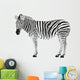 Zebra Silhouette Wall Decal