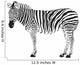 Zebra Silhouette Wall Decal