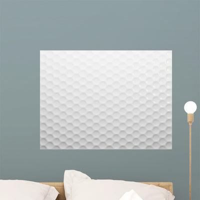 White Pattern Wallpaper Background Wall Decal shown on a wall