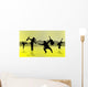 Dance Silhouettes and City Wall Decal