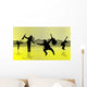 Dance Silhouettes and City Wall Decal
