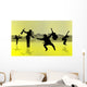 Dance Silhouettes and City Wall Decal