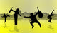 Dance Silhouettes and City Wall Decal
