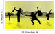 Dance Silhouettes and City Wall Decal