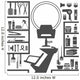 Hair Styling Salon Silhouettes Wall Decal