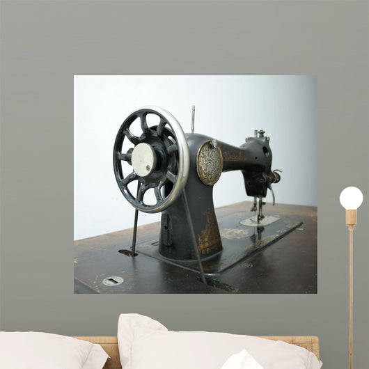 Old Sewing Machine Wall Decal