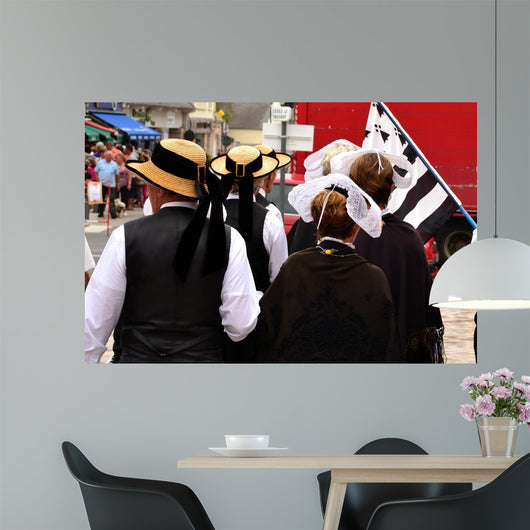 Breton Caps Wall Decal