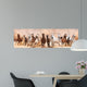 Herd Horses Running Sand Wall Decal