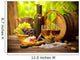 Wine and Cheese with Barrel Wall Decal