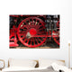 Steam Locomotive Wheels Wall Decal