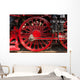 Steam Locomotive Wheels Wall Decal