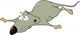 Rat Lays Stomach Wall Decal