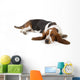 Resting Basset Hound Wall Decal