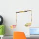Yellow Eighth Note Music Symbol Word Art Wall Decal