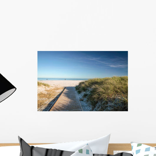 Web and White Sand Wall Decal