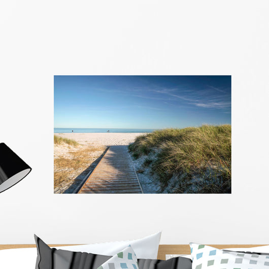 Web and White Sand Wall Decal