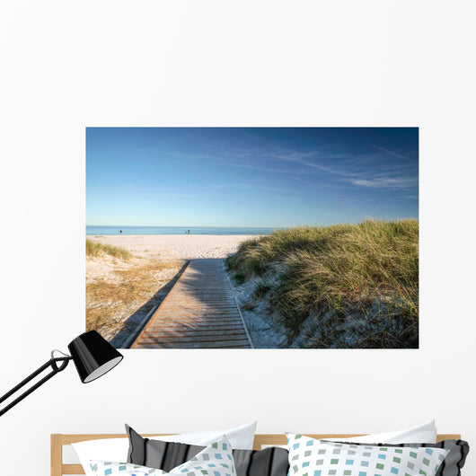 Web and White Sand Wall Decal