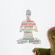 Words Illustration Person Doing Wall Decal