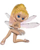 Purple CG Dragonfly Ballerina Fairy Wall Decal