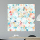 Seamless Diamond Cell Patter Wall Decal